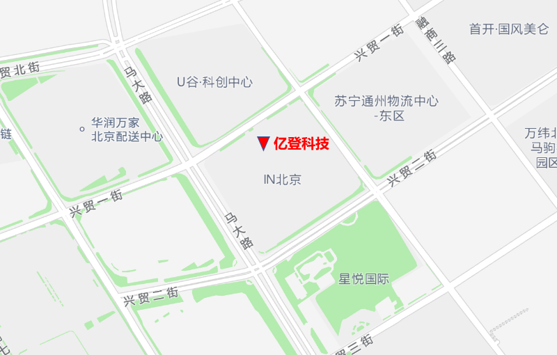 北京爱游戏ayx官方登录入口_爱游戏（中国）
有限公司位置地图 - 北京市通州区兴贸一街12号院D1-209